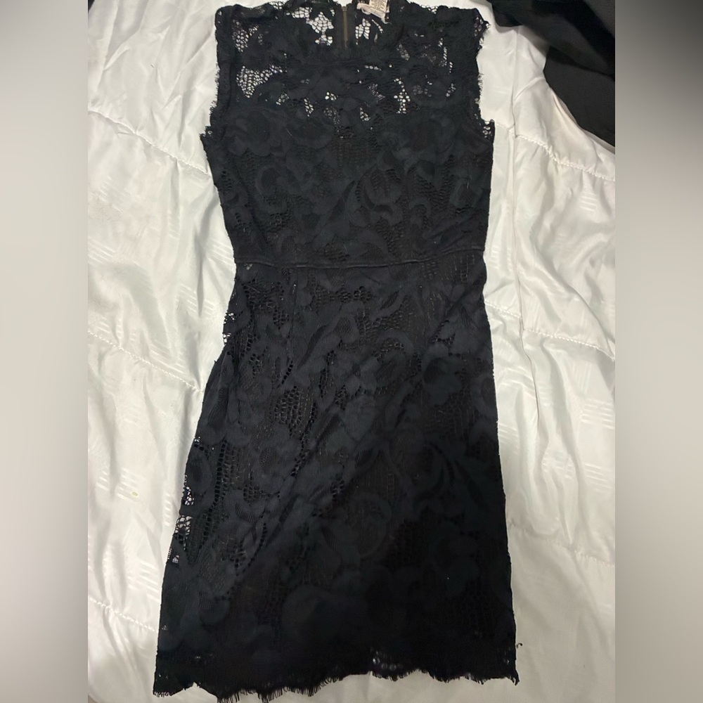 2/40$🔥Sans Souci Black Lace Midi Dress